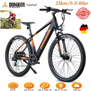 Dohiker KRE27.5 250W Elektro Mountainbike 275 Zoll Schwarz.webp